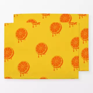 Tischset Juicy Orange Pattern