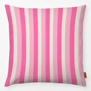 Kissen Stripes Pink Pink Beige