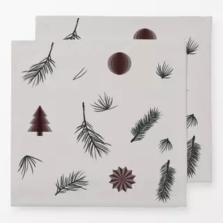 Servietten Weihnachtselemente 2