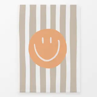 Geschirrtücher Smile Stripes beige Smile Stripes orange