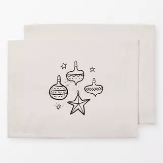 Tischset Christmas Balls Minimal