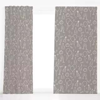Dekovorhang Party Pattern