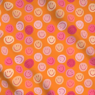 Meterware Smile Allover orange