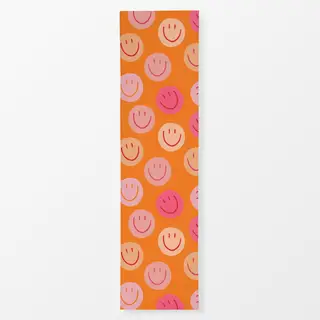 Tischläufer Smile Allover orange