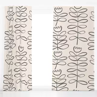 Dekovorhang Abstract tulip patter