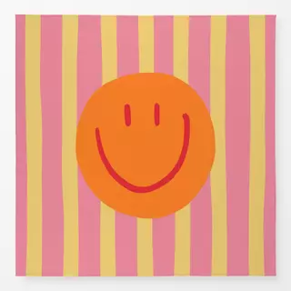 Tischdecke Smile Stripes altrosa