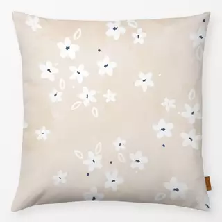 Kissen Mini White Flower Pattern