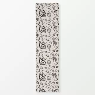 Tischläufer Fuchs Herbst Beige Schwarz