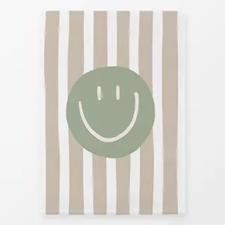 Geschirrtücher Smile Stripes grün