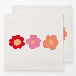 Servietten Blumen Trio bunt