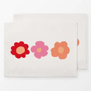 Tischset Blumen Trio bunt