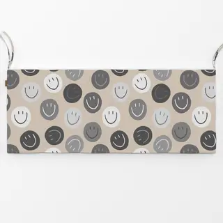 Bankauflage Smile Allover rosa Smile Allover beige