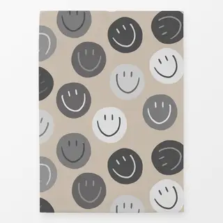 Geschirrtücher Smile Allover rosa Smile Allover beige