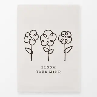 Geschirrtücher Bloom Your Mind schwarz