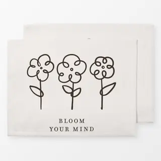 Tischset Bloom Your Mind schwarz