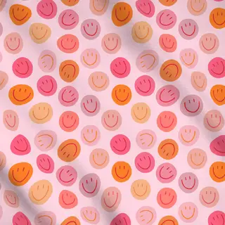Meterware Smile Allover rosa