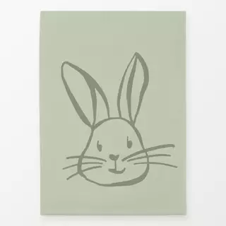 Geschirrtücher Hase grün