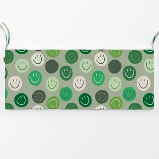 Bankauflage Smile Allover rosa Smile Allover grün