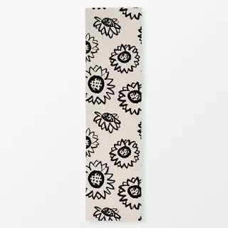 Tischläufer Sonnenblume Schwarz