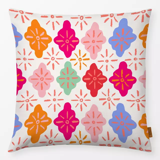 Kissen Ethno Allover bunt von Kruth Design