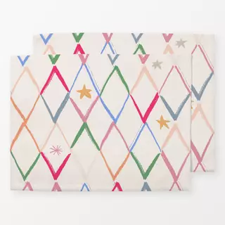 Tischset Pattern Colorful Xmas