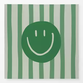 Tischdecke Smile Stripes dunkelgrün