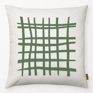Kissen Grid grün