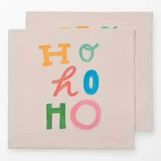 Servietten Ho Ho Ho Colorful Xmas