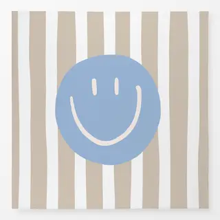Tischdecke Smile Stripes blau