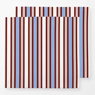 Servietten Bistro Stripes bold red