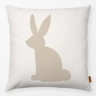 Kissen Hase beige