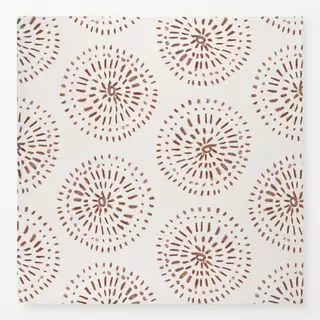 Tischdecke Ethno Kreise Allover braun