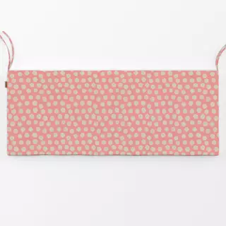 Bankauflage Dots rosa