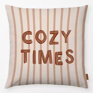 Kissen Cozy Times Stripes Amber