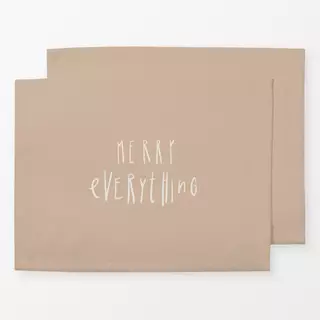 Tischset Cozy Merry Minimal