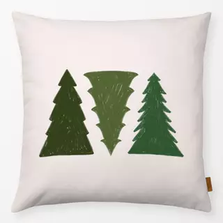 Kissen Tree Trio green