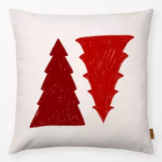 Kissen Trees red duo