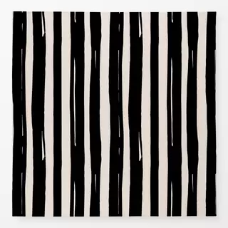 Tischdecke Autumn Stripes Schwarz Beige