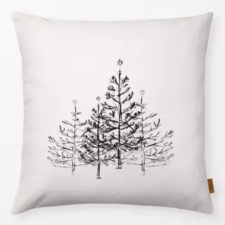 Kissen Classy Xmas Tree Schwarz