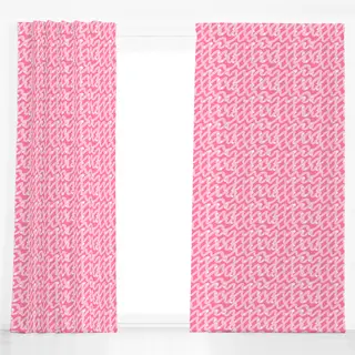 Dekovorhang pink