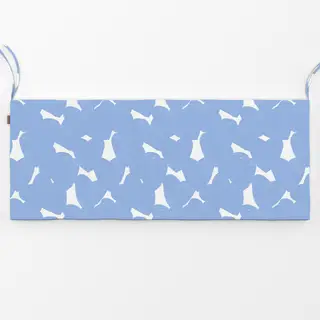 Bankauflage blau