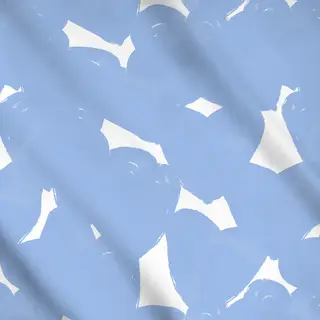 Meterware blau