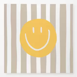 Tischdecke Smile Stripes beige