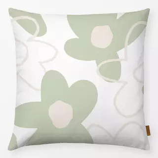 Kissen Spring Flower Pattern grün