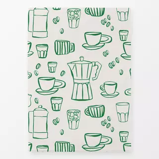 Geschirrtücher Coffee Love Green