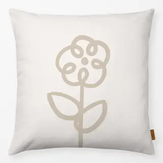 Kissen Daisy Bloom Taupe