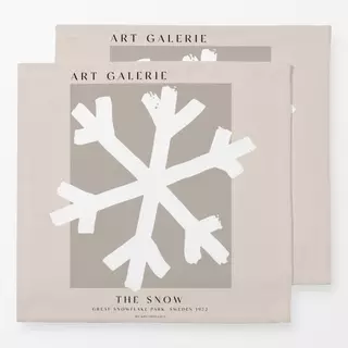 Servietten Snowflake Galerie