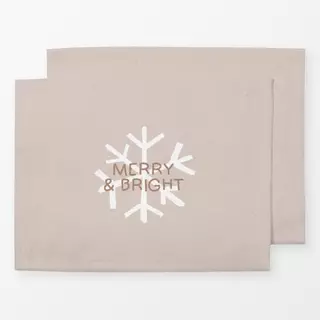 Tischset Papercut Merry & Brigth