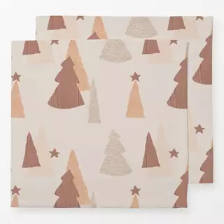 Servietten Papercut Tree Pattern