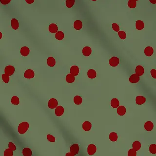 Meterware grün rot